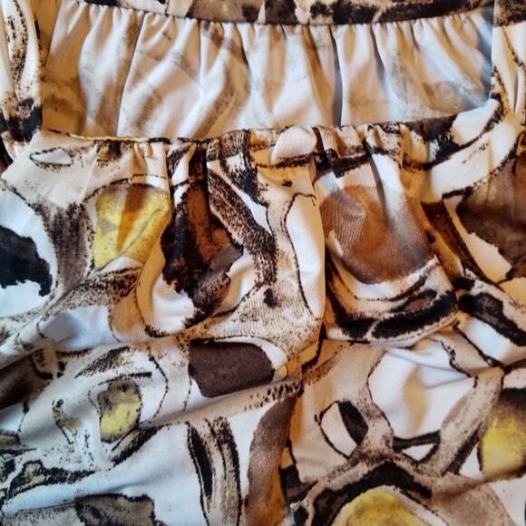 Dana Buchman Patterned Dressy Tank Medium - Picture 5 of 6